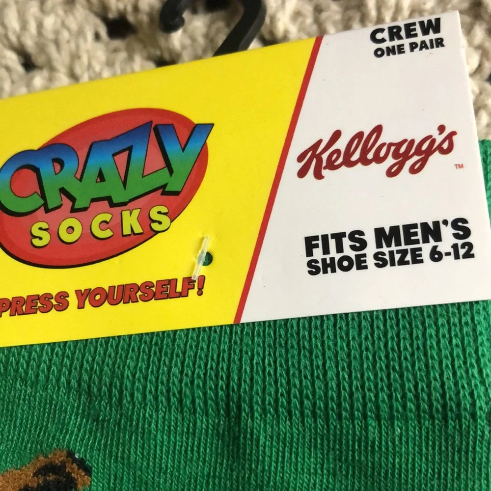 Crazy Socks Kellogg’s APPLE JACKS Men’s Crew Socks